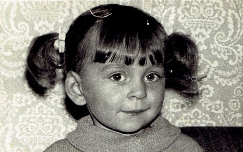 Zdjęcie Małgorzaty Leszczyńskiej jako dziecko